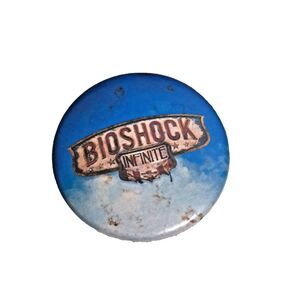 BioShock Infinite 2013 GameStop Exclusive Promo Pin Button Rare Collectible